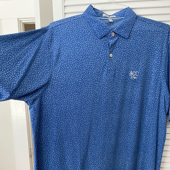 Peter Millar Shirts Peter Millar Golf Shirt With Logo Large Poshmark